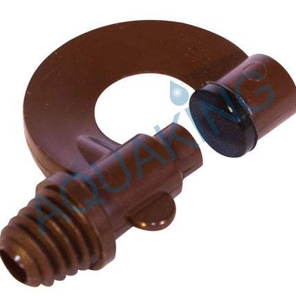 T-cap sprayer red/brown 180 degrees for PVC