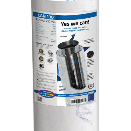 Can Carbon filter 100cm 1400 m3