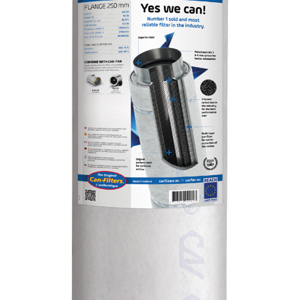 Can Carbon filter 125cm, 1700 m3