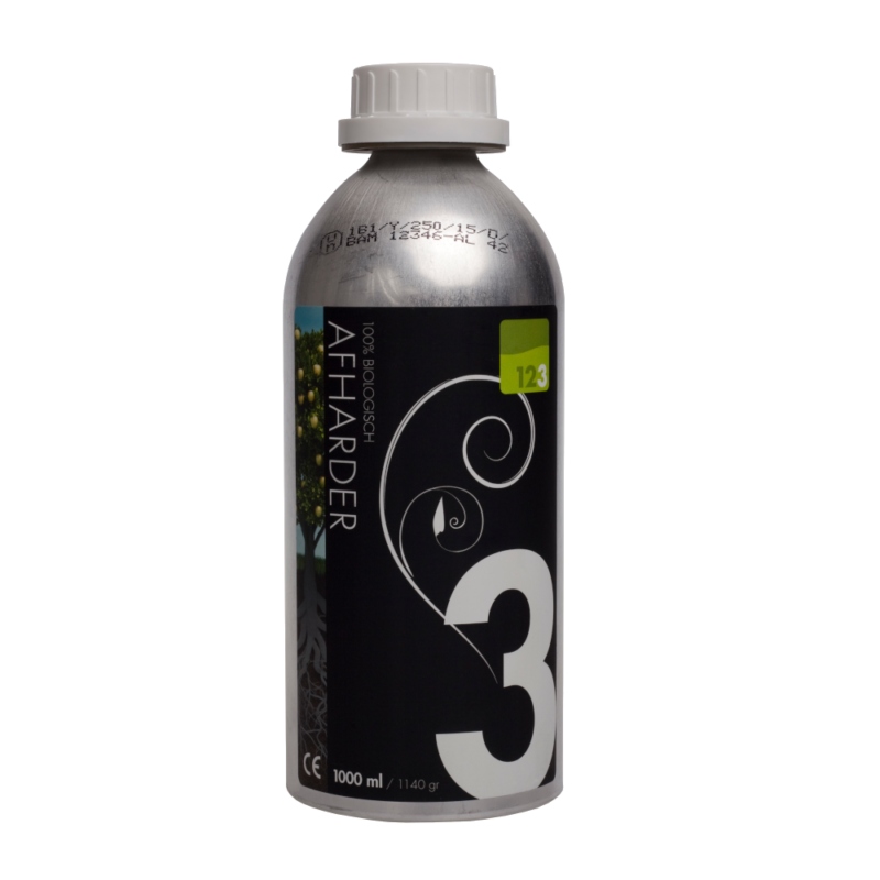 Afharder het populaire product van Woma 123 tuintechniek. Het is een kwalitatieve bloeistimulator met een inhoud van 1 liter